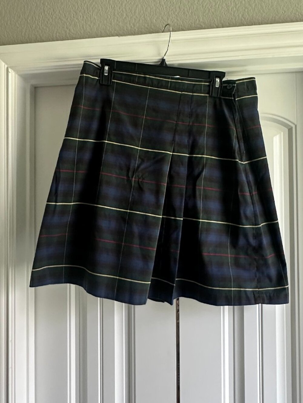 Flynn O'Hara 2 Pleat Skort - Green Plaid